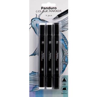 👉 Zwart stuks active Panduro alcohol markers 3 - zwart&blenders 7320189708126