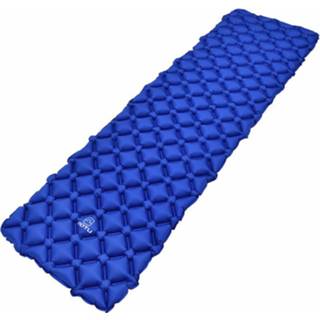 👉 Opblaasbare kussen blauw Aotu AT6241 Outdoor Camping TPU Luchtmatras grootte: 190x57x 5.5 cm (blauw) 6922751741534