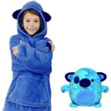 👉 Dino saurus kinderen Lovable Huisdieren Jas Dinosaurus Hooded Sweatshirt Warm Winter Capuchon Jassen Badjas Fleece Trui Kerstcadeau 8720253158588