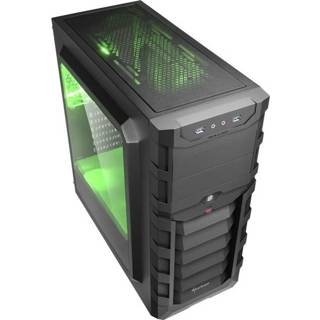 👉 Game computer zonder beeldscherm active groen AMD Ryzen 5 2600 Allround / Gaming PC - GTX 1650 4GB 16GB RAM 480GB SSD