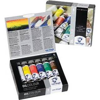 👉 Olieverf medium stuks active Van Gogh starterset met 6 kleuren in tubes 20 ml 8712079231392