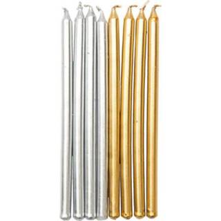 👉 Kaars goud zilver stuks active Kaarsjes - 16 en 4051271138981