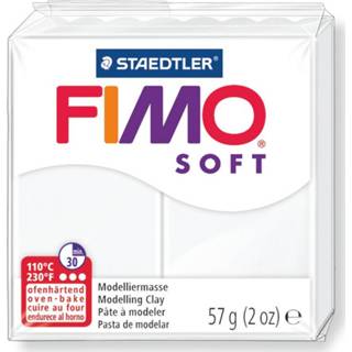 Wit stuks active Fimo soft 57 gram - white 4006608809393