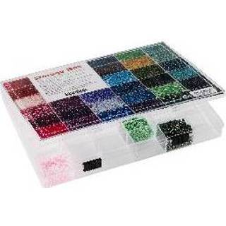 👉 Bewaardoosje stuks active Kralen bewaardoos 36-vaks, 24x18 cm 7320185129079