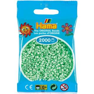 👉 Strijkkraal pastel groen stuks active Hama Mini online only strijkkralen 2000 - 98 28178501983