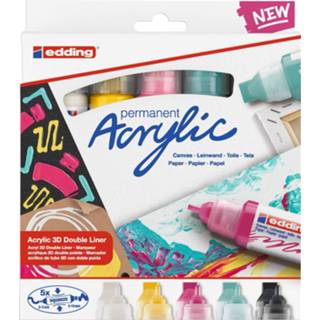 👉 Stuks active online only Edding acrylic marker double liner 5400- modern basis set 4057305030993