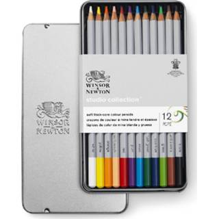 👉 Kleurpotlood stuks active Winsor&Newton Studio 12 Kleurpotloden 884955064894