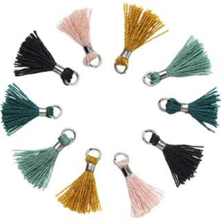 👉 Kwast stuks active 10 pack sieraden kwastjes - 12 mm trend 7320188023497
