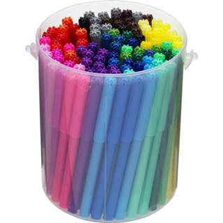 👉 Viltstift stuks active Emmer met 100 viltstiften - 25 kleuren 7320188050097
