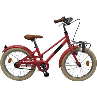 👉 Kinderfiets pastel rood terugtraprem meisjes active kinderen Volare Melody 18