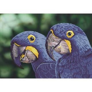 👉 Blauw active Blue Hyacinth Macaws Diamond Painting 4897073249421