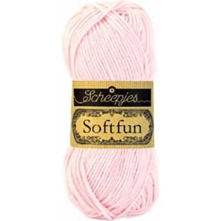 👉 Scheepjeswol roze acryl stuks active Scheepjes Softfun - lichtroze 5400436325138