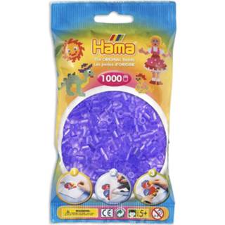 👉 Strijkkraal lila paars transparant stuks active Hama Midi - strijkkralen 1000 translucent lilac 74 28178207748