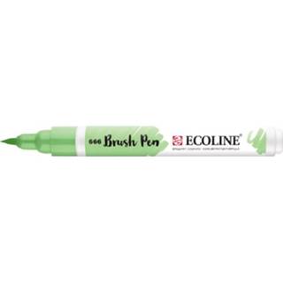 👉 Pastel groen stuks active ecoline brushpen- 666 8712079406578