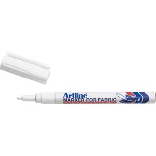 👉 Wit stuks active Artline white marker textile 1.2 mm- Round tip 4974052861567