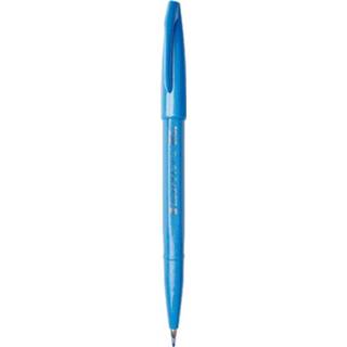 👉 Blauw stuks active Pentel brush sign pen- Licht 4902506287144