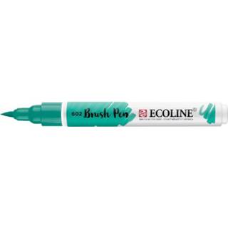 Groen stuks active ecoline brushpen- Donkergroen 602 8712079388843