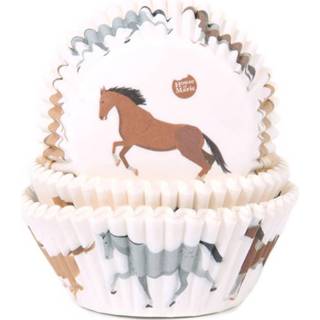 👉 Baking cup stuks active cups 50 - paarden 8718375856864