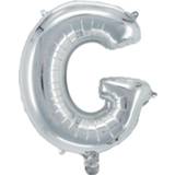 Zilver stuks active Letterballon 38 cm - G 7320188019278