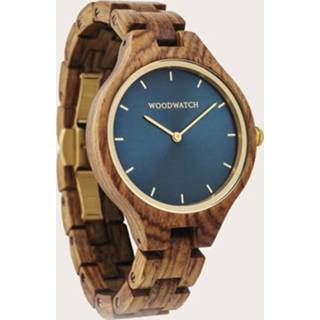 👉 Horloge houten hout vrouwen bruin Ocean Lights 6011652882856