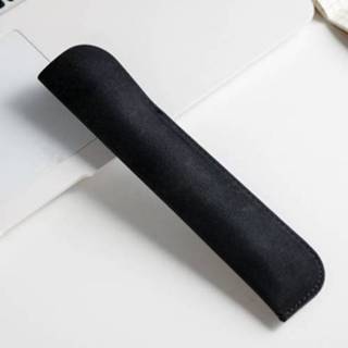 👉 Potlood zwart PU active 10 STKS lederen tas eenvoudige draagbare briefpapier beschermende schaal (zwart)