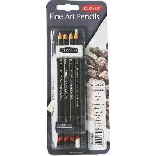 👉 Houtskoolpotlood stuks active Derwent houtskoolpotloden set 5028252146517