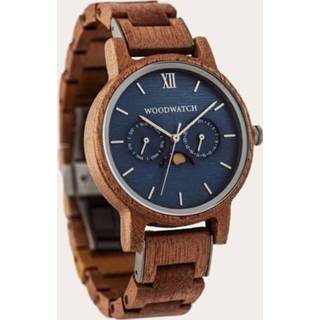 👉 Horloge hout houten unisex bruin Surfer 6011642681605