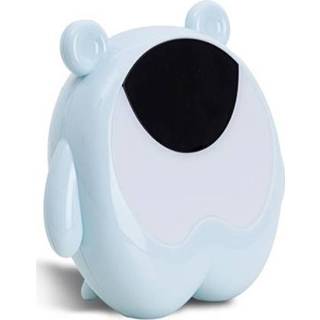 👉 Nachtkastje blauw active kinderen Creative Time Light Kinderslaapkamer Smart Timer Wekker, Stijl: Monochroom 3W (blauw)