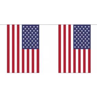 👉 Vlaggenlijn polyester multikleur Luxe USA 9 m 8718758344315