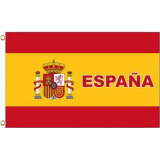 👉 Vlag multikleur Spanje met tekst 8718758954576