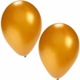👉 15x stuks gouden kleurige ballonnen