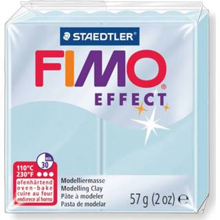 Blauw wit stuks active glitter Fimo soft effect 57 gram - blue ice quartz 4007817802205