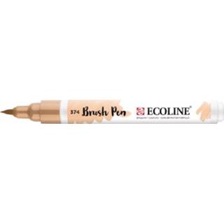 👉 Roze beige stuks active ecoline brushpen- 374 8712079406363