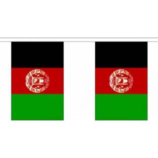 👉 Vlaggenlijn polyester multikleur Afghanistan 9 m 8718758343325