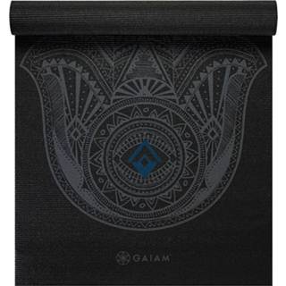 Gaiam Yoga Mat - 4 mm - Grey Hamsa