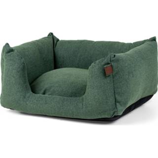 👉 Mand donkergroen groen mannen Fantail Snooze Botanical Green - Hondenmand 60x50 cm 5411468146585