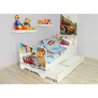 👉 Matras active Top Beds peuters Kleuterbed Happy 80x160 Brandweer Incl. Bedlade 5902533411535