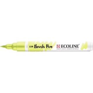 👉 Pastel geel stuks active ecoline brushpen- 226 8712079406370