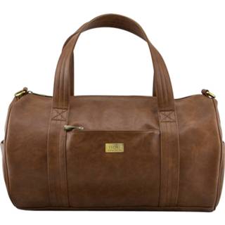 👉 Luiertas lederlook Kingstone Duffle Redwood Chestnut