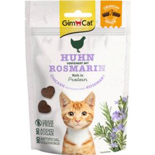 👉 Kattensnack Gimcat Crunchy Snack 50 g - Kip&Rozemarijn 4002064420677