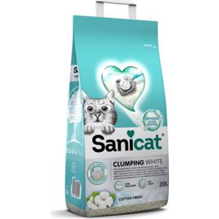 👉 Kattenbakvulling wit active Sanicat Clumping White 10 liter 8411514805760