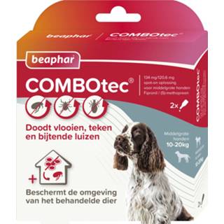 👉 Pipet active Beaphar Combotec Hond 10-20 kg 2 pipetten 8711231123094