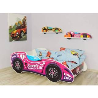 👉 Matras active Top Beds peuters Peuterbed F1 140x70 Sweet Car Inclusief 5902533411009