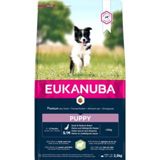 👉 Hondenvoer small medium Eukanuba Puppy & Breed Lam - 2.5 kg 8710255168746