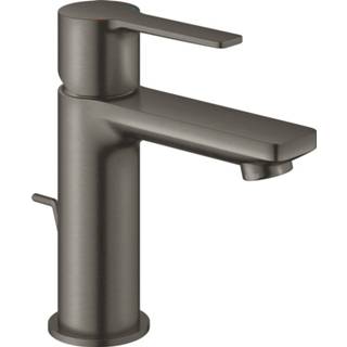 👉 Wastafelmengkraan graphite vernikkeld met waste GROHE Lineare XS-size 15,5 cm, geborsteld hard 4005176586118