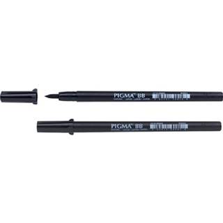 👉 Zwart stuks active Pigma pen bold brush 84511399228