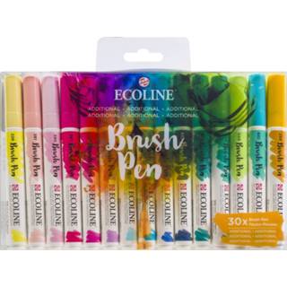 👉 Stuks active ecoline brushpen set B - 30 8712079442828