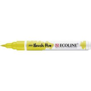 👉 Groen geel stuks active ecoline brushpen- Chartreuse 233 8712079391300