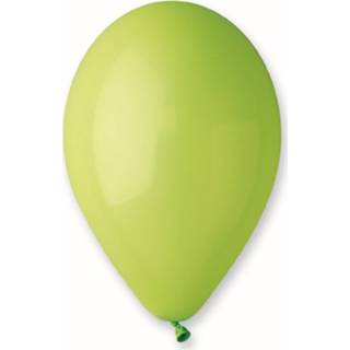 👉 Ballon limoen groen stuks active Ballonnen latex 26 cm - lime 12 7320188020786