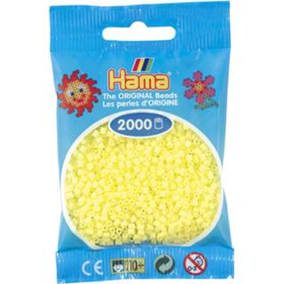 👉 Strijkkraal citroengeel geel stuks active Hama Mini strijkkralen 2000 - 43 28178501433